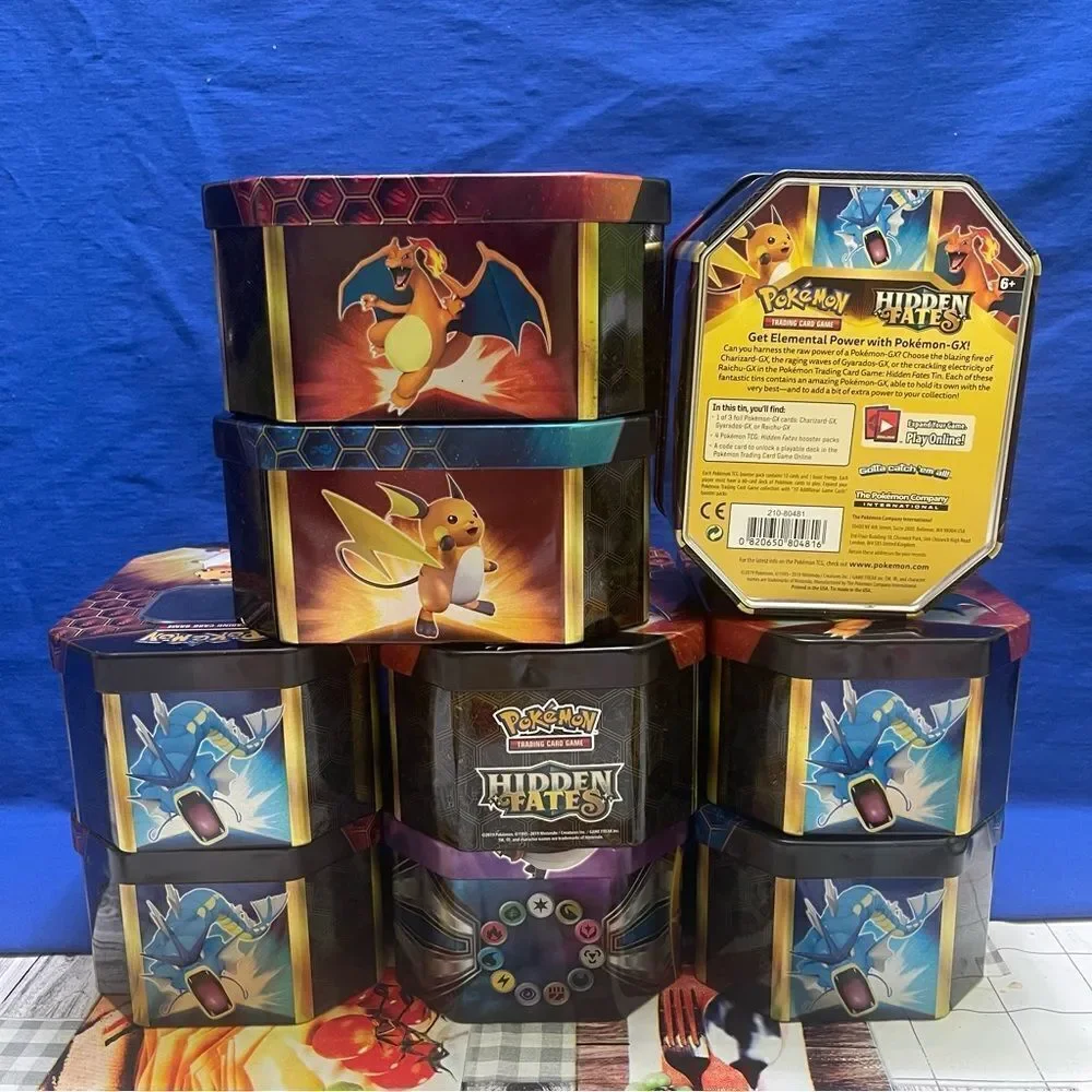 Pokémon Hidden Fates Tins lot